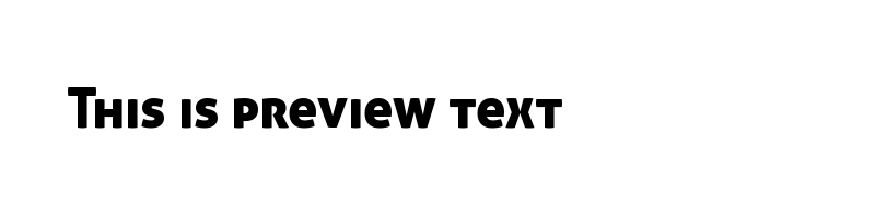 font preview of Aller Display Regular