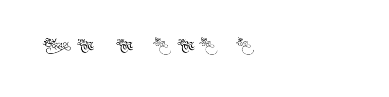font preview of AMS Dasra 01 Regular