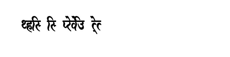 font preview of AMS Jiwan Regular