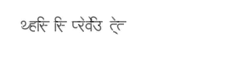 font preview of AMS Leafy 2 Regular