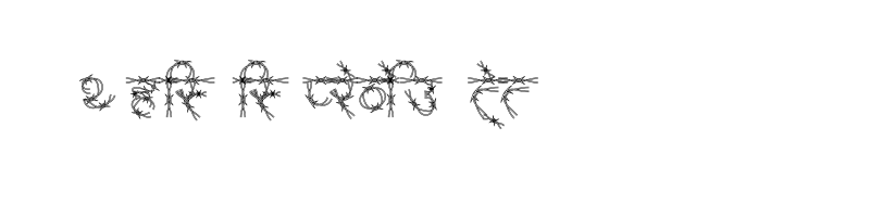 font preview of AMS SimaRekha Regular