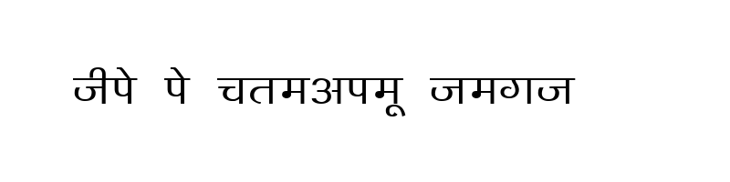 font preview of Kruti Dev 140 Regular