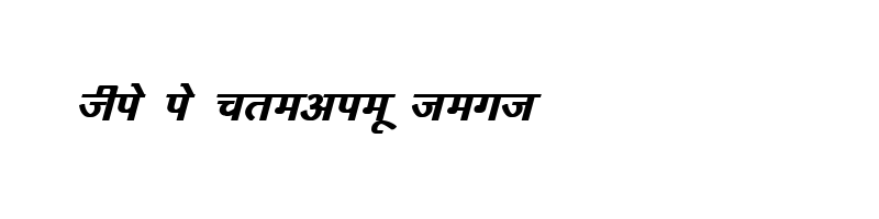 font preview of Kruti Dev 163 Bold Italic