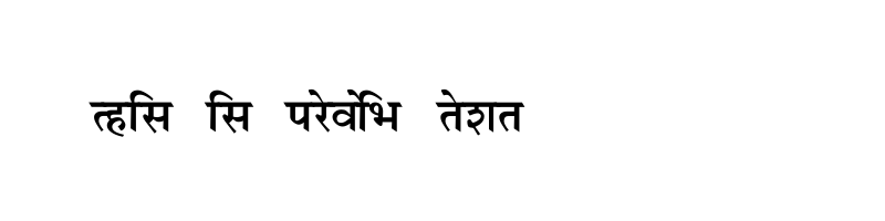 font preview of Marathi Lekhani Normal