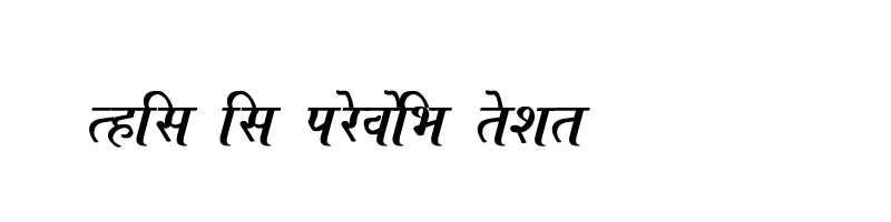 font preview of Marathi Roupya Normal