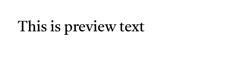 font preview of TiroTamil Regular